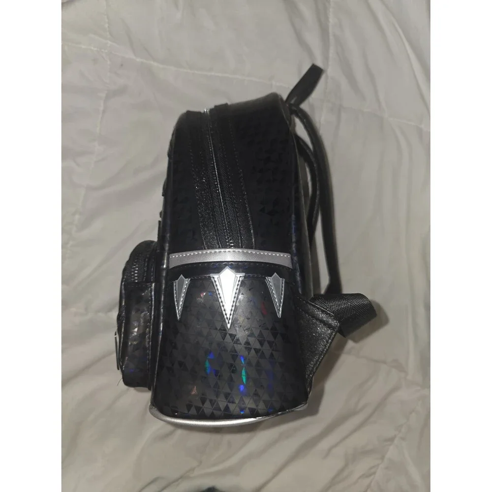NWOT Black Panther Inspired Holographic mini Backpack bookbag purse tote!